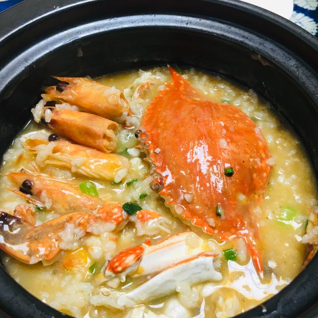 原创外面卖50的海鲜粥在家只需10多块就能做出大厨级别的海鲜粥