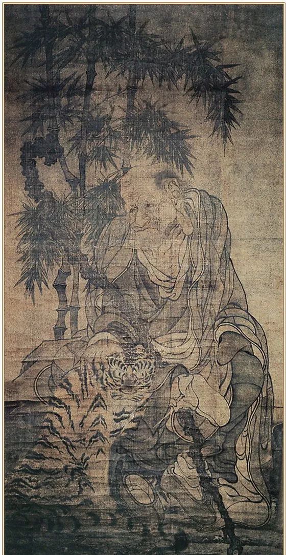 每日一画五代贯休和尚十六罗汉图