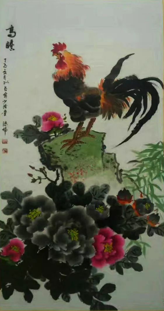 人物故事长安书画新秀陈楠艺术创作和他的网络爱情故事