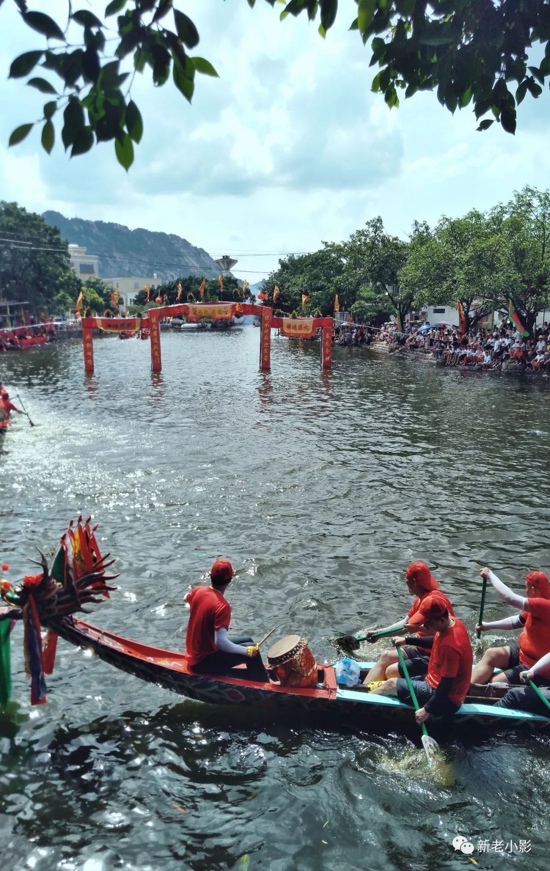 龙腾盛世庆端午彩塘镇金砂乡杨墘村龙舟邀请赛盛况