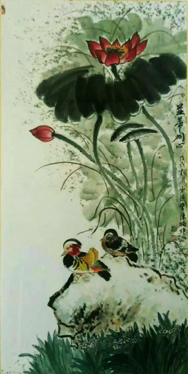 人物故事长安书画新秀陈楠艺术创作和他的网络爱情故事