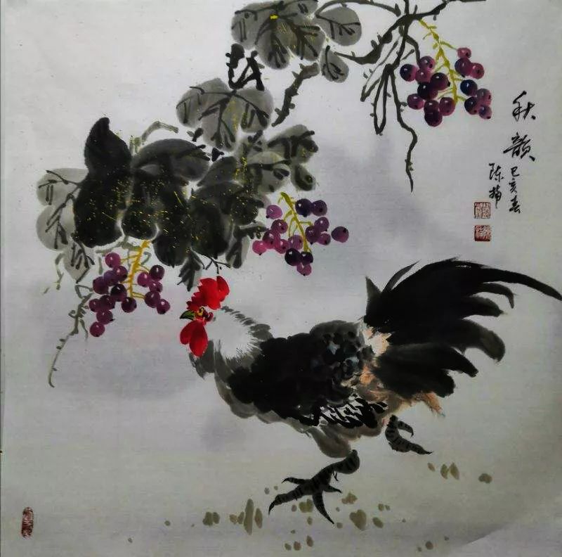 人物故事长安书画新秀陈楠艺术创作和他的网络爱情故事