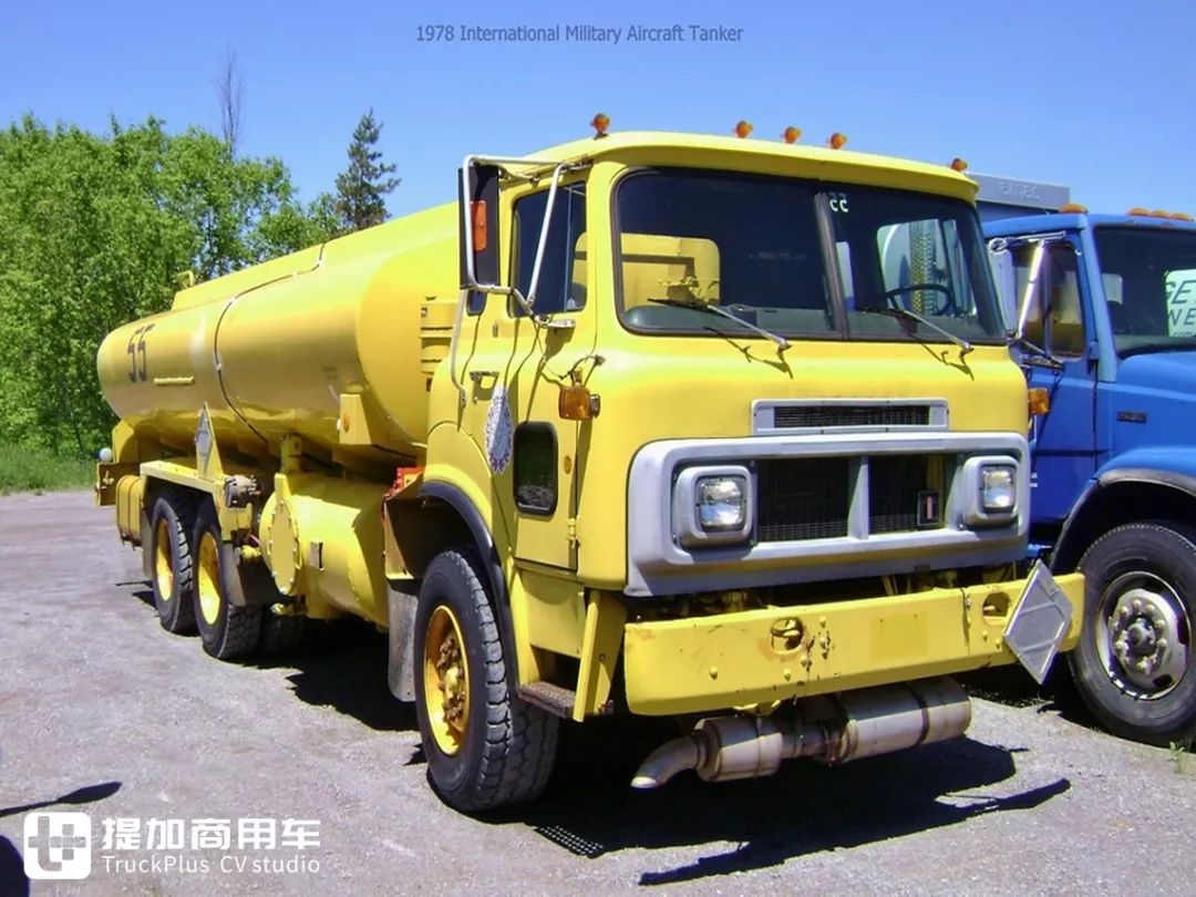 极其稀有的美式平头卡车这辆37年车龄的万国机场加油车竟然还在用
