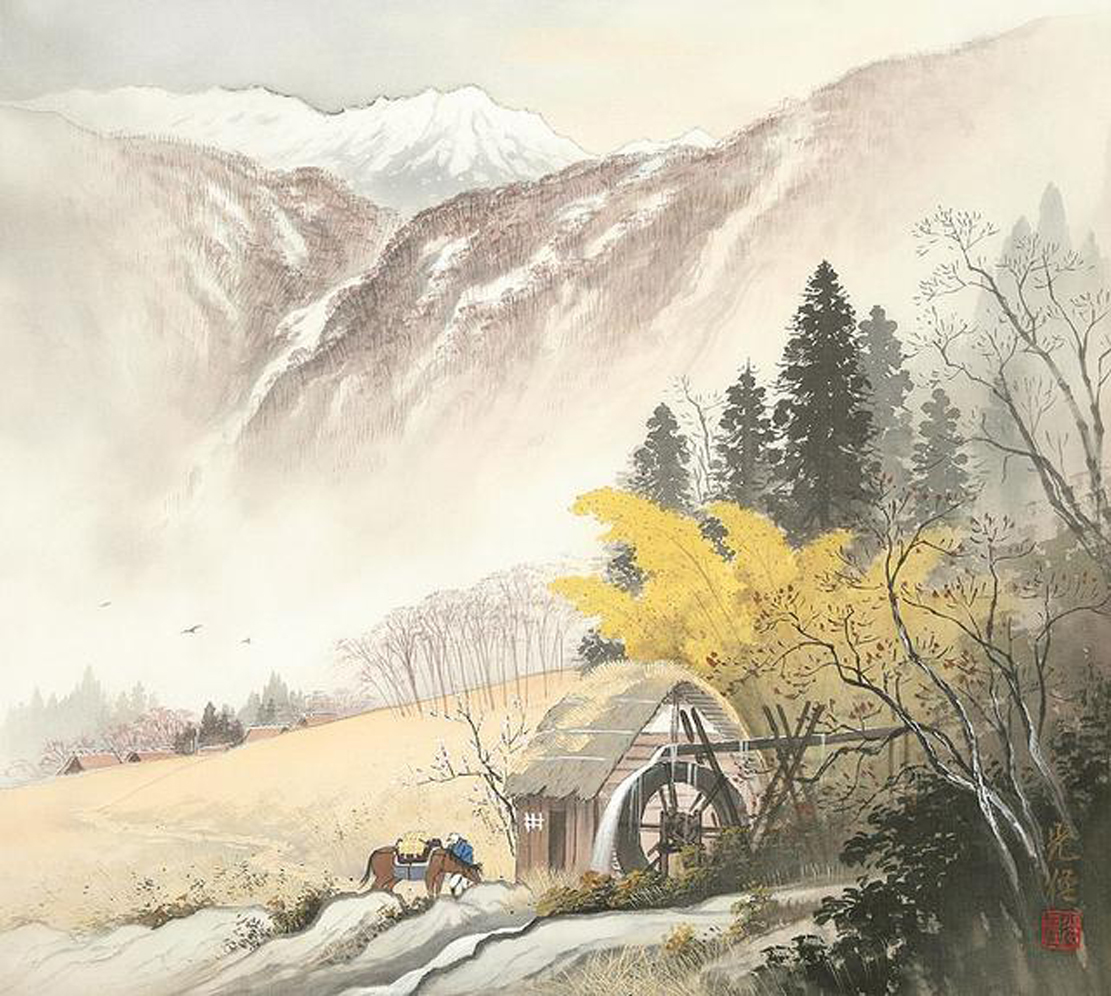 小岛光径日本画家《细腻的感情 雅静的美学》