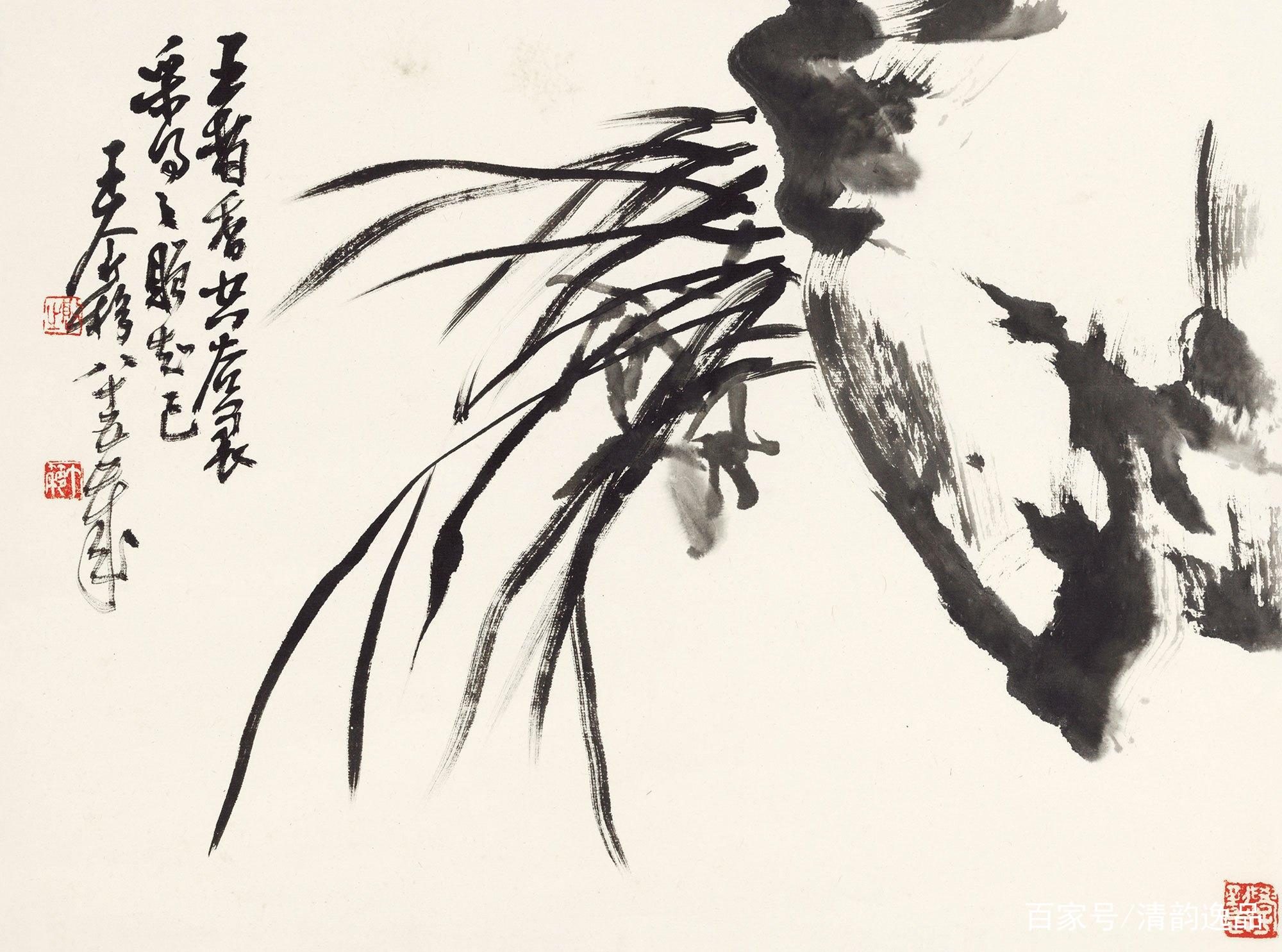 著名画家王个簃绘画作品欣赏_吴昌硕