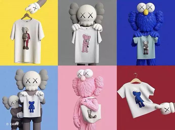 我买到了一件优衣库kaws联名t恤
