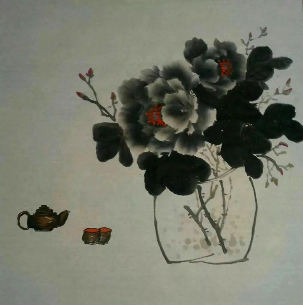 人物故事长安书画新秀陈楠艺术创作和他的网络爱情故事