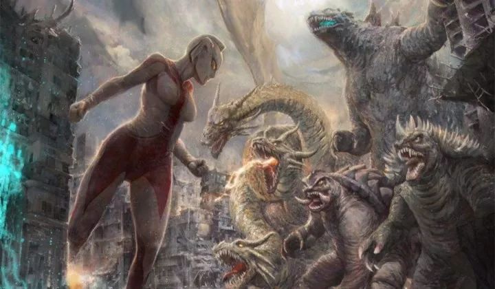 圆谷你剧本拿错了吧奥特曼大战哥斯拉怪兽比真货弱了10倍