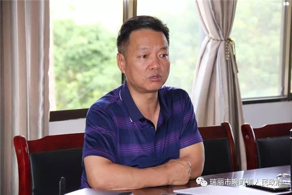 谢大鹏市长到畹町混板村督促指导软弱涣散党组织整顿工作