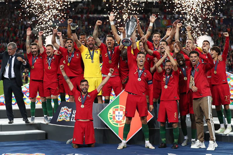 高清图:欧洲国家联赛完美收官 葡萄牙勇夺冠军