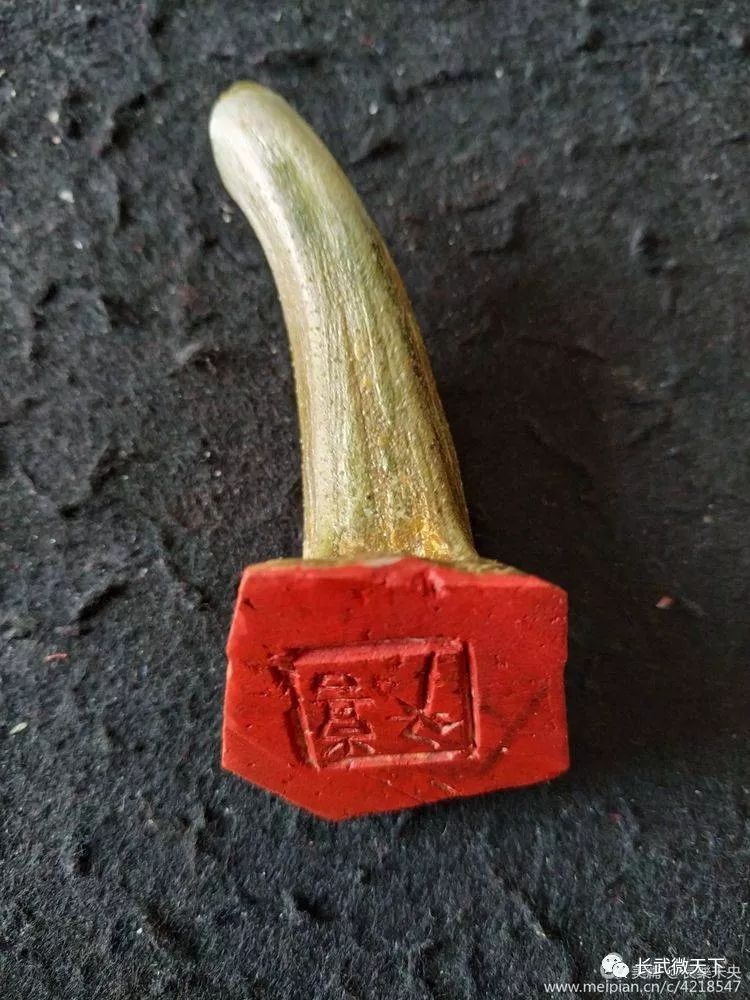 印文:长喜 材质:南瓜蒂 尺寸:约3.5*4*8 创作时间:2019.3.