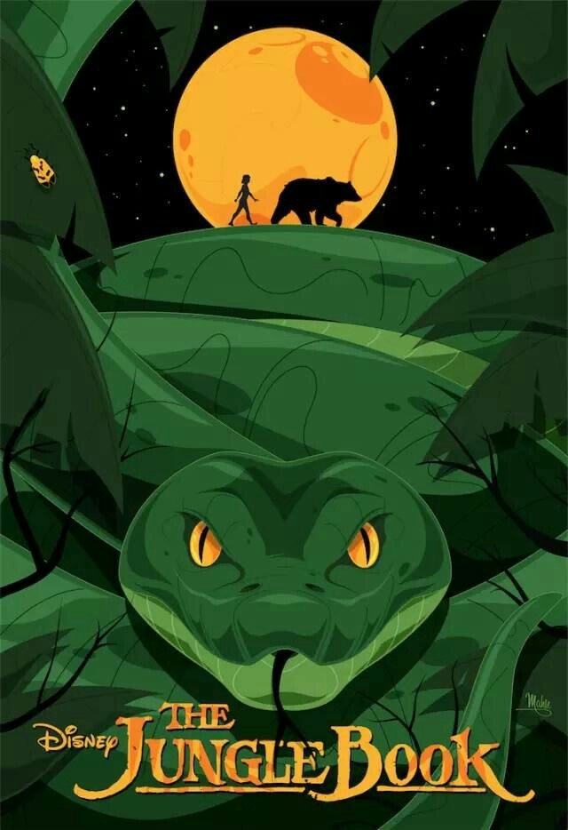 迪士尼动画片《奇幻森林》插画海报设计-王氏教育