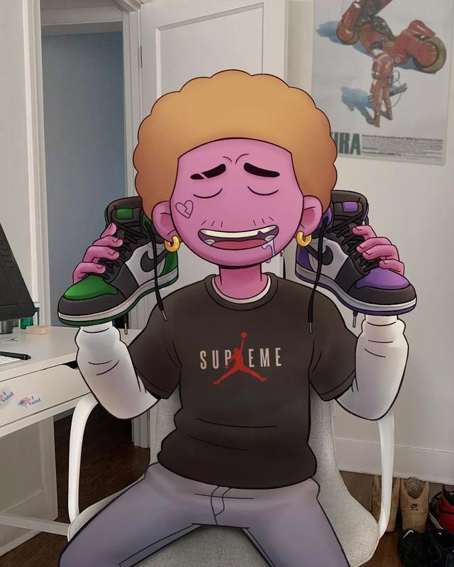 壁纸丨原来外星潮男来到地球也要穿supreme