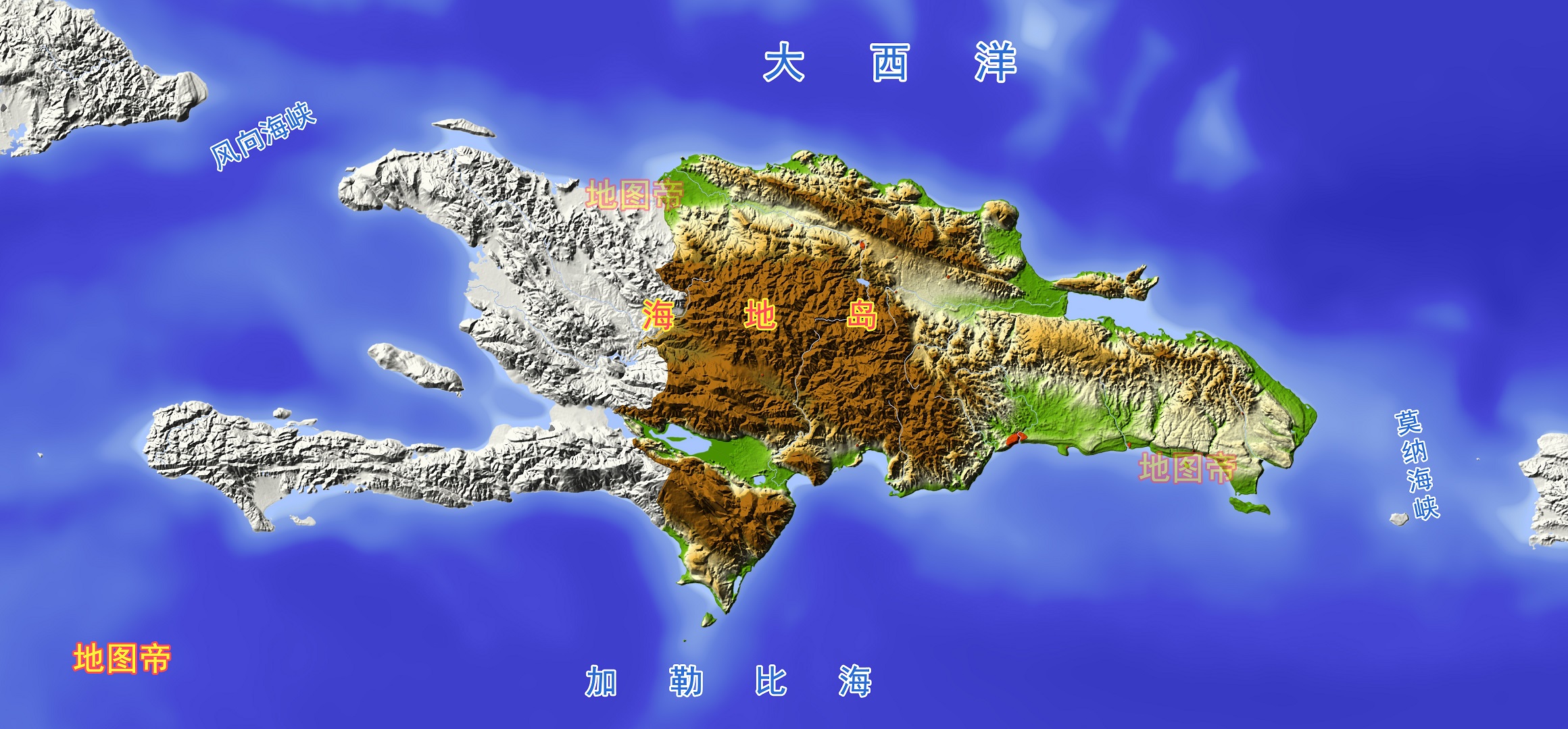 海地与多米尼加在一个岛上,为何分成两个国家?