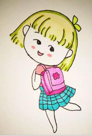 巾幼大班不一样的我系列活动之小书包你好