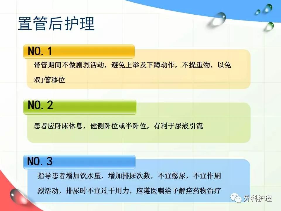 【ppt】泌尿外科留置雙j管的健康指導