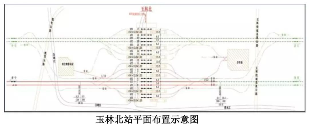 玉林北站规模曝光了,规划有两条高铁经过玉林!