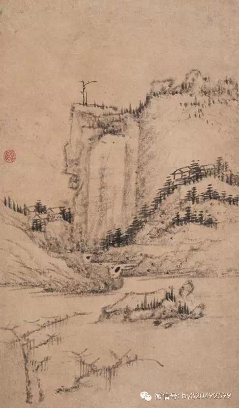 渐江中国画作品欣赏