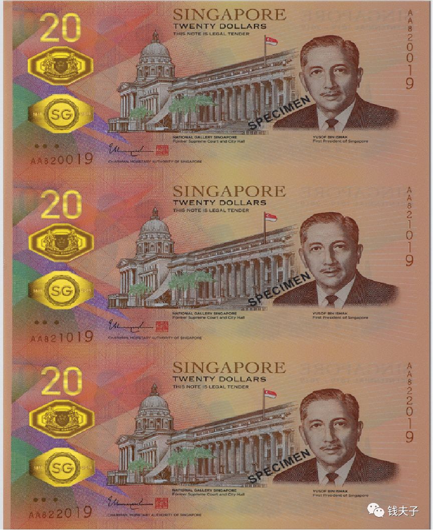 新钞新加坡发行开埠200周年纪念钞厦门大学创始人荣登该钞面