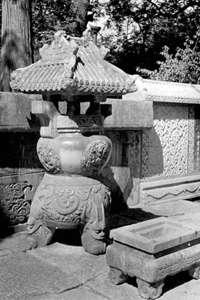 「老照片」1942年,曲阜孔庙