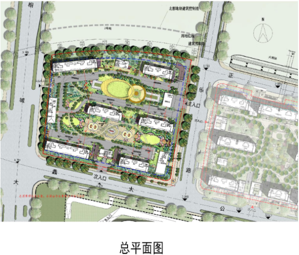 新沂高铁花园平面图图片