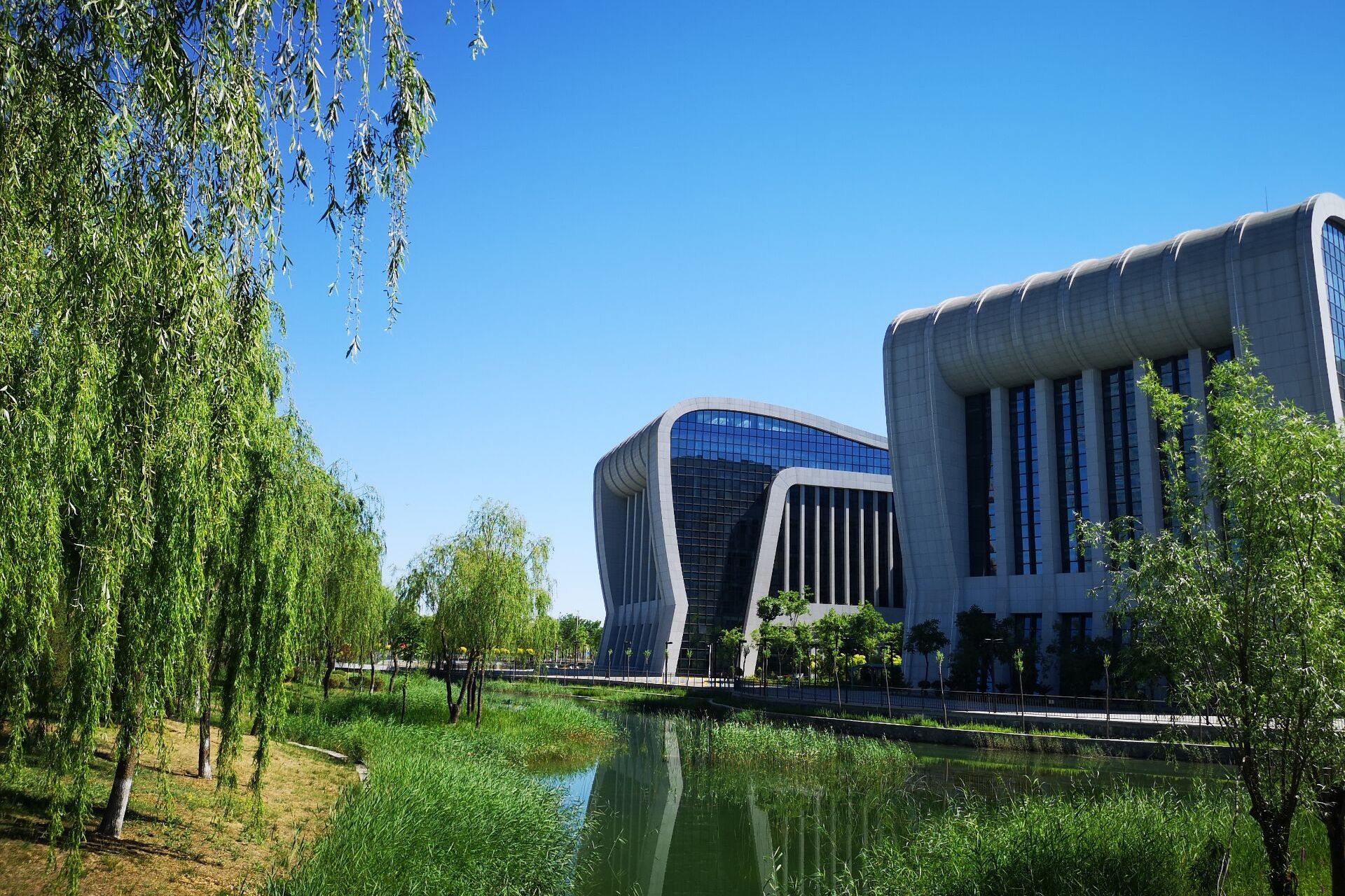 实地探访银川市民大厅建筑宏大有气势点赞