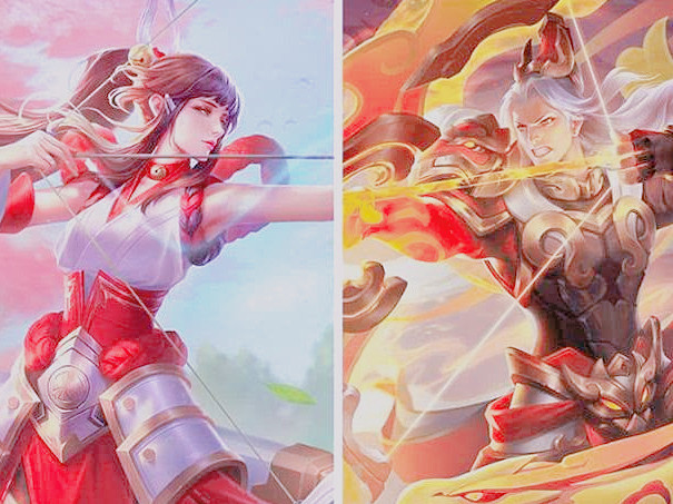 王者荣耀后裔和伽罗伽罗手不是一般的长啊后裔两下就死了什么鬼