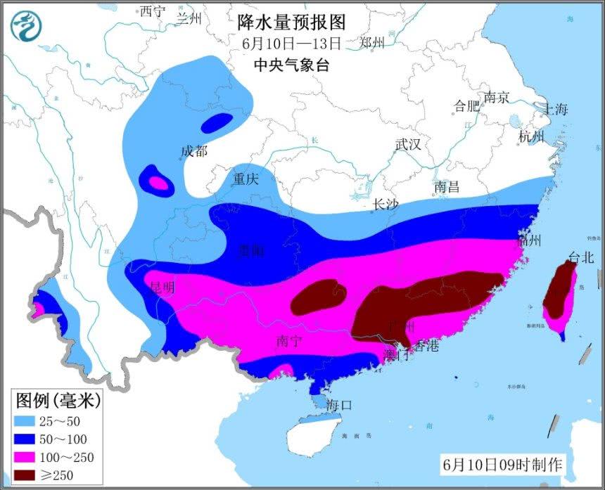 我國廣東珠三角地區也將落在此次強降雨核心區內,這一地區人口密度大