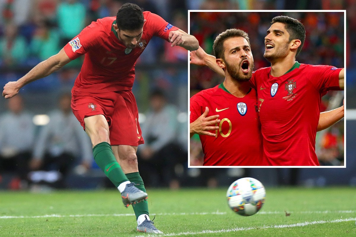 足球冈萨洛格德斯破门葡萄牙成为第一个欧洲国家联赛冠军