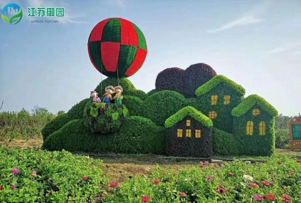 绿雕制作的色彩原理是什么绿色仿真绿雕在景观规划中,绿色作为植物最