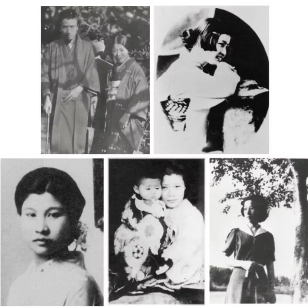 从左上到右下依次是:小山初代,田部木津子,石原美