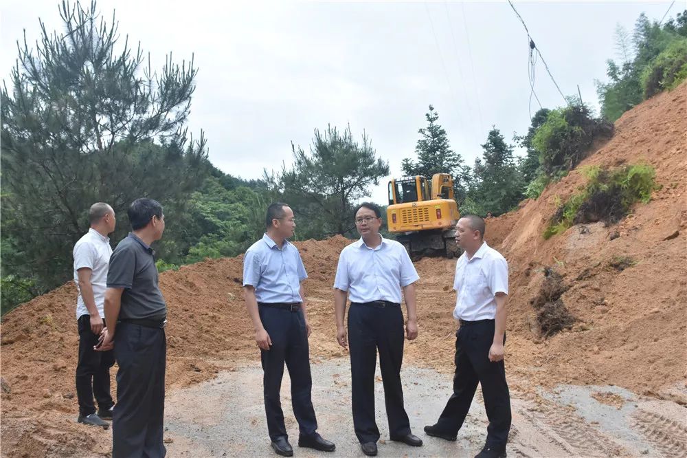 市领导深入武平一线督导强降雨防御工作