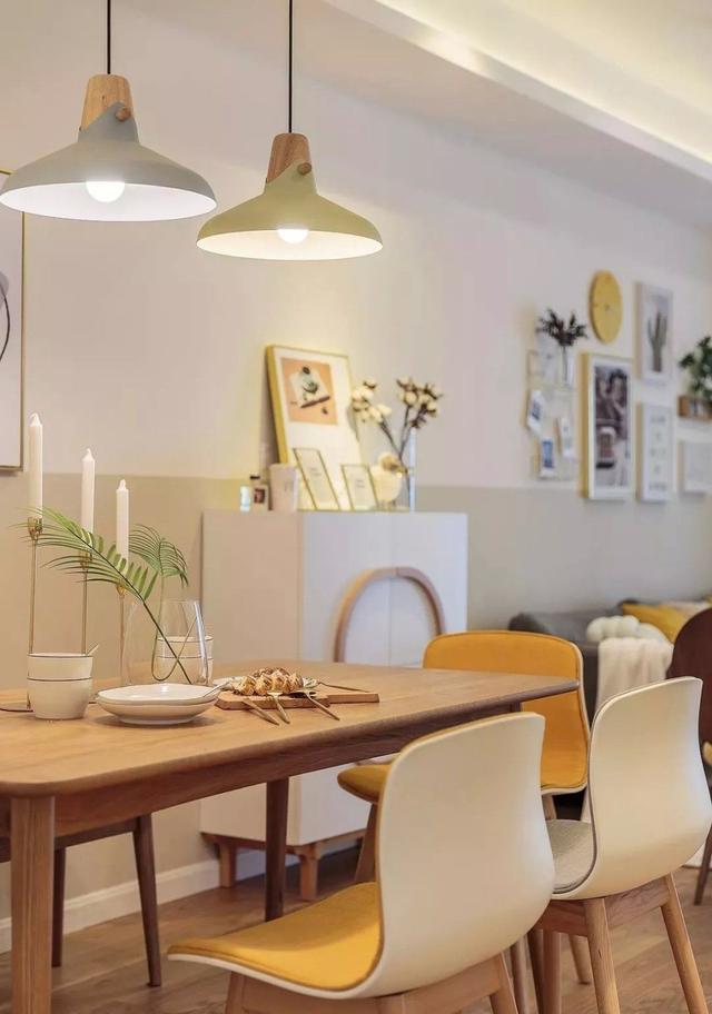 109平米北欧风格两居,不一样的暖色系营造不一样的北欧风