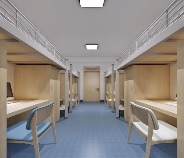 学生宿舍室内效果图▲ 学生食堂效果图6月12日(周三)19:30福州三中