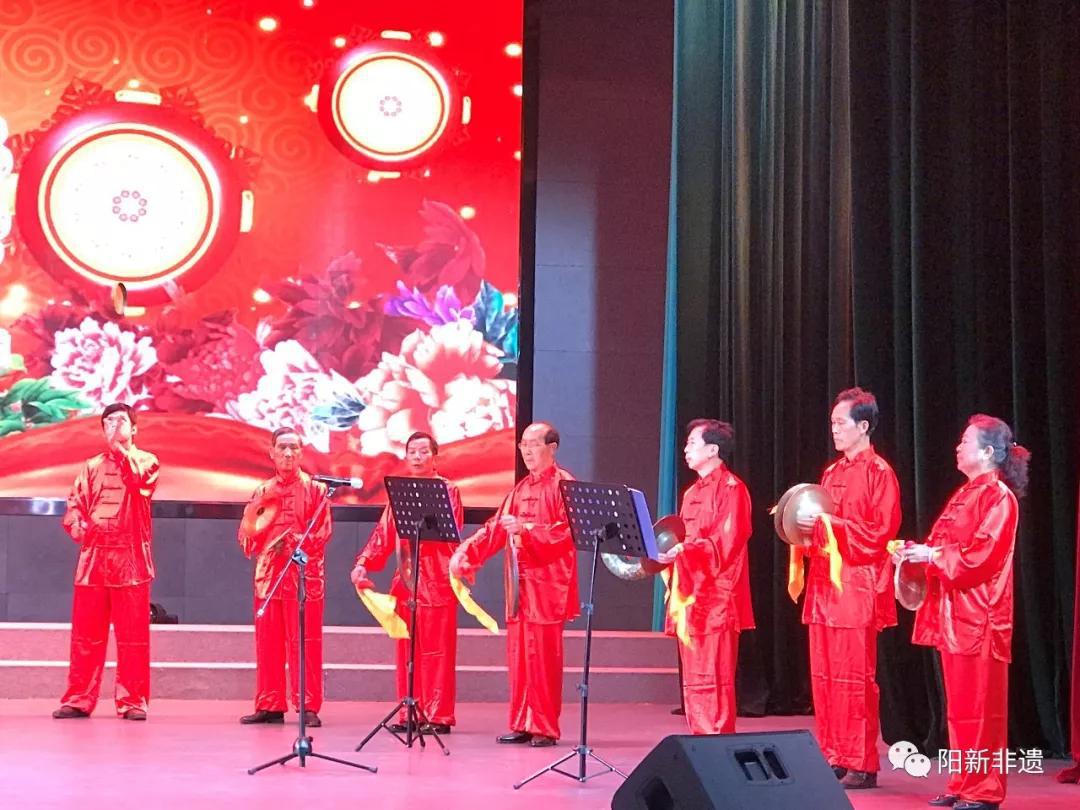 阳新县"牌子锣"参加全市非遗展演获好评