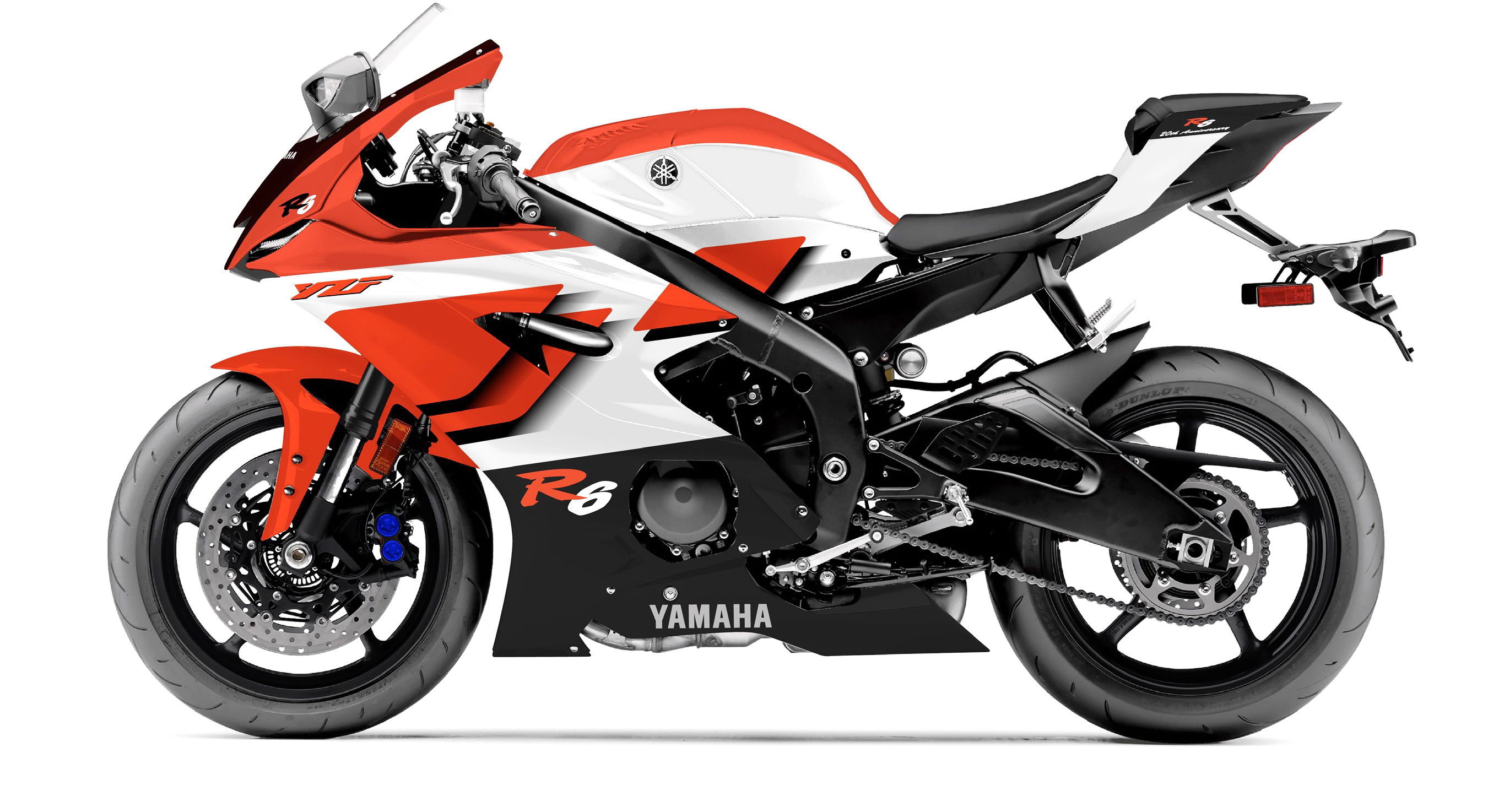 yamaha yzf-r6 非官方的二十周年纪念图案