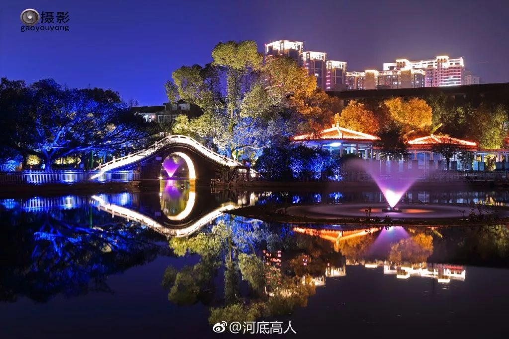 龙港公园夜景