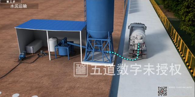 桩基施工3d动画演示双向搅拌桩施工工艺详细到每一步