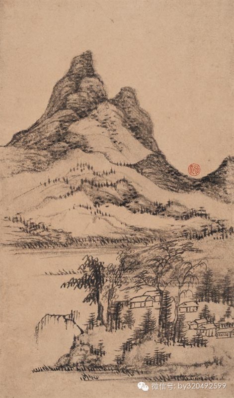 渐江中国画作品欣赏