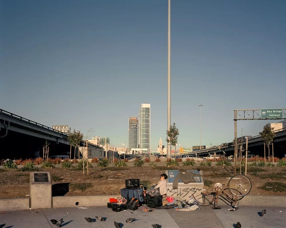 janetdelaney80年代旧金山街头上蠢动的人群