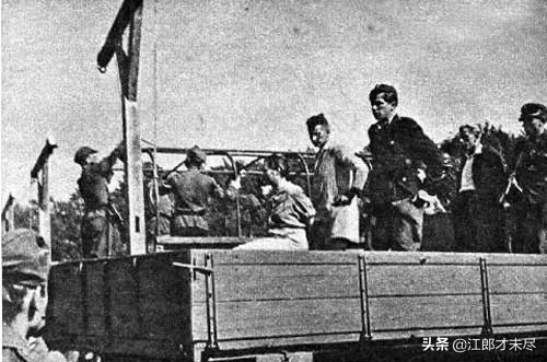 波兰将一群德国美女执行绞刑,有一人竟然执行