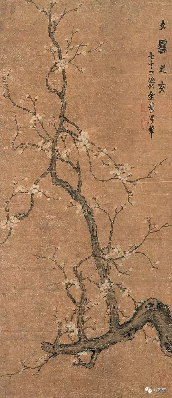 金农 梅花图