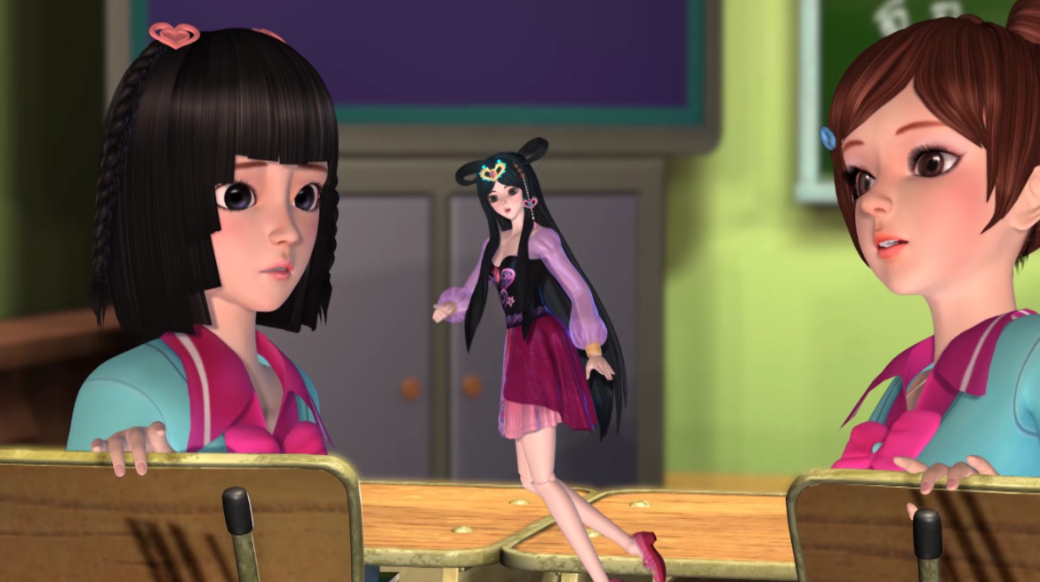 原创叶罗丽选一位女生当同桌仙子与人类学霸与学渣我选她