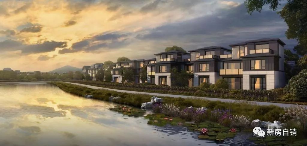 新城上坤樾山半岛704万起滨水别墅附一房一价表