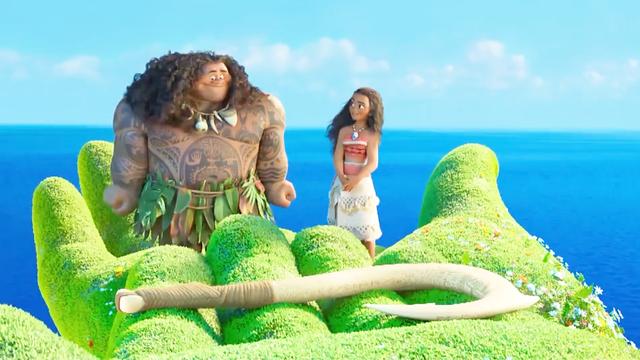 海洋奇缘毛伊兴奋了