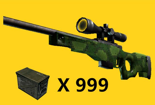 如果吃鸡里的武器子弹没有上限菜鸟才选awm老玩家都选它