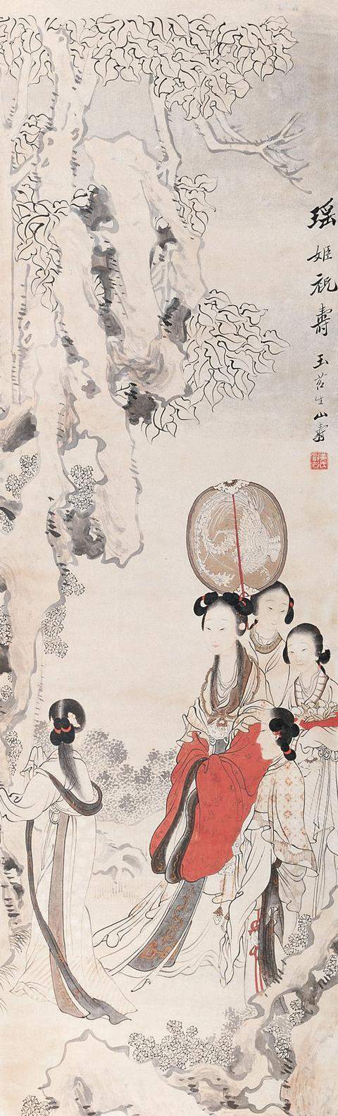 黄山寿人物画欣赏