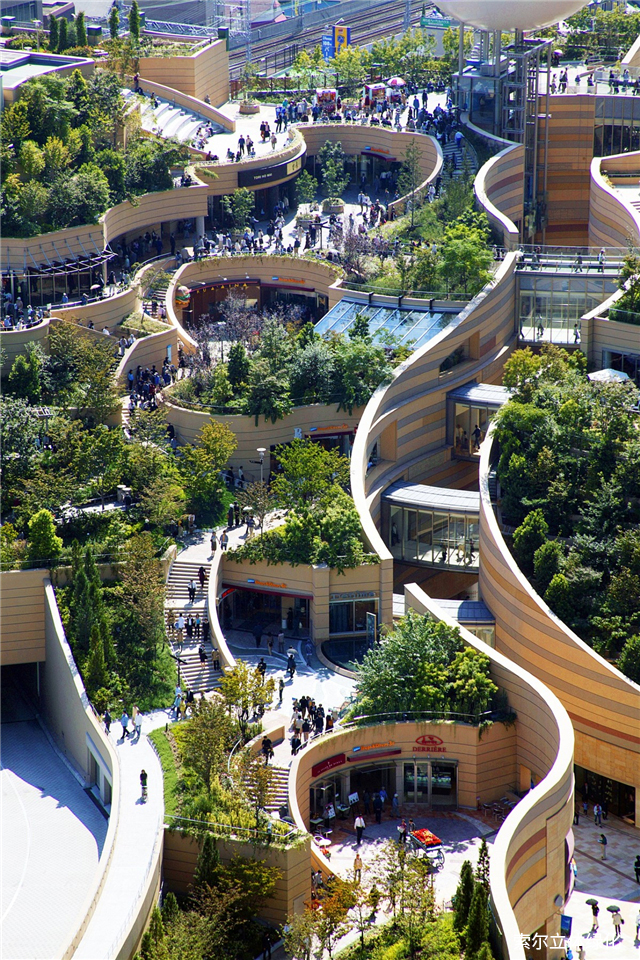 日本大阪:难波公园——当商业综合体遇上立体绿化_namba