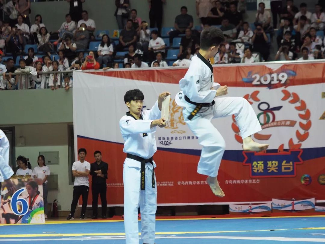 5000名跆拳道选手激战西海岸2019年第七届青岛跆拳道国际公开赛举办