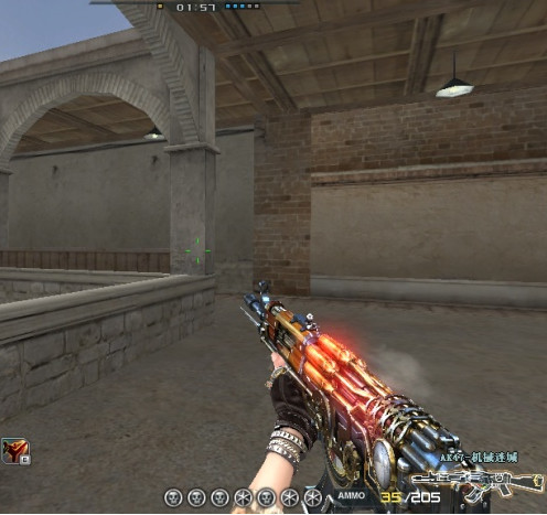 ak47-机械迷城,只是增加了第一发子弹的传统能力,其他的几发子弹还是